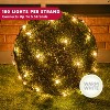 JOYFY 100/150 Warm White Christmas Net Lights for Indoor & Outdoor Decorations, Christmas Events, Christmas Eve Night Decor, Christmas Tree, Bushes - 2 of 4