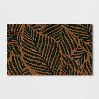 1'6"x2'6" Palms Rectangular Outdoor Doormat Green - Threshold™