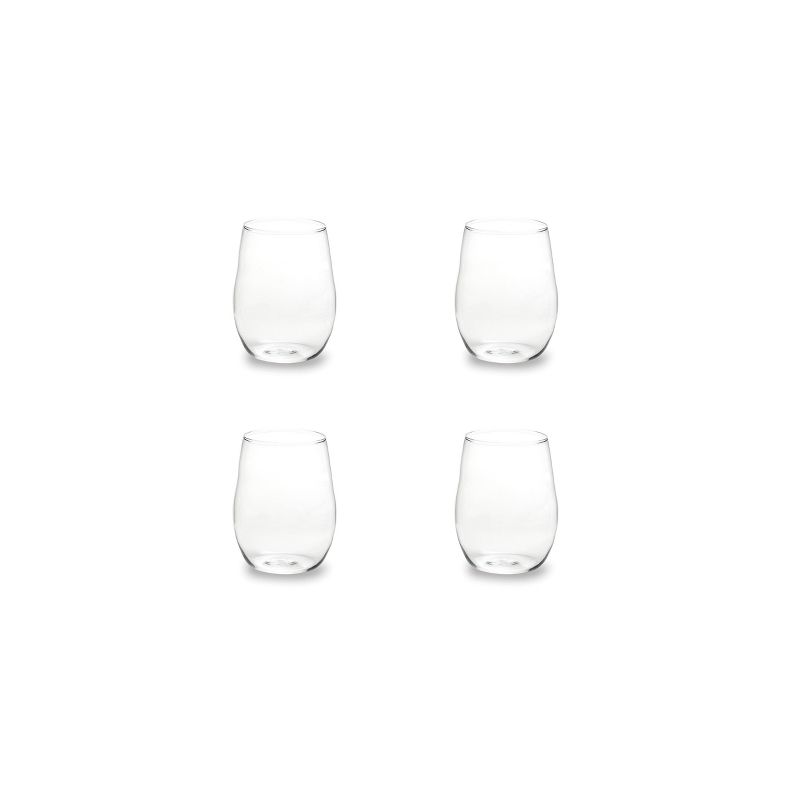 14oz 4pk Glass Farm To Table Wine Glasses - Rosanna, 1 of 4