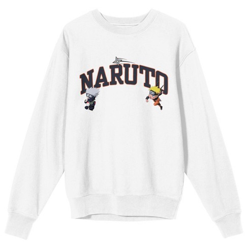 Naruto Shippuden Naruto Kakashi Chibi Characters Crew Neck Long