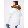 Roaman's Plus Size Classic Length Puffer Coat - 3 of 4