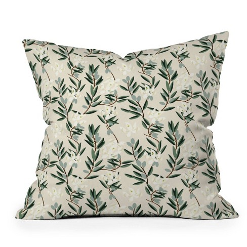 18x18 Ninola Design Wild Grasses Rustic Organic Holiday Square Throw  Pillow - Deny Designs : Target