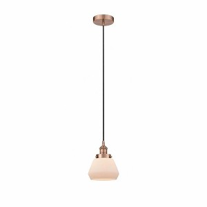Fulton - 1 Light Mini Pendant In Industrial Style-9 Inches Tall and 6.75 Inches Wide - 1 of 1