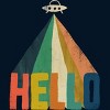 Men's Design By Humans Friendly martian By radiomode T-Shirt - 2 of 4