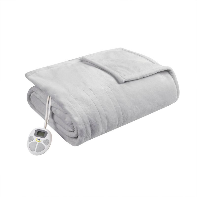 Serta Plush Electric Heated Blanket, 1 of 8