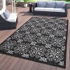 World Rug Gallery Transitional Geometric Textured Flat Weave Indoor/Outdoor Area Rug - 2 of 4