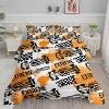 Racing Car Comforter Set Full Size – 3Pcs Extreme Sports Bedding with Cool Race Cars & Road Design, Quilt Set for Boys Teens with 2 Pillowcases - 3 of 4