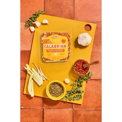 Lottie's Meats Calabrian Ground Pork Sausage - 16oz