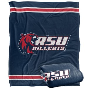 Rogers State University Primary Logo Silky Touch Blanket White 50x60 - 1 of 4