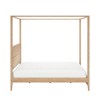 Haven Canopy Bed with Square Post and Wood Headboard (Queen) - 3 of 4
