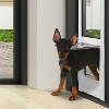 Elevon Pet Door for Cats and Dogs 80.5-86.5 Inches Adjustable Slider Height - White Medium - 2 of 4