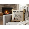 Cotton Blend Decorative Pillow DOG LAWS – 12x12 Inch Accent by Manual Woodworkers and Weavers - 2 of 3