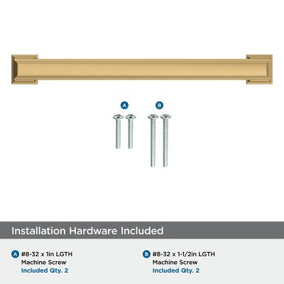 Champagne Bronze 6-5/16" Modern Bar Cabinet Pull
