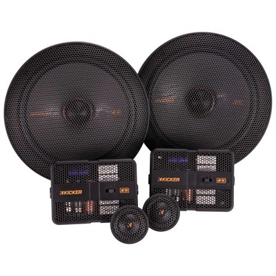Kicker 51KSS6704 KS-Series 6.75" Component system with 1" tweeters, 4-Ohm, Pair