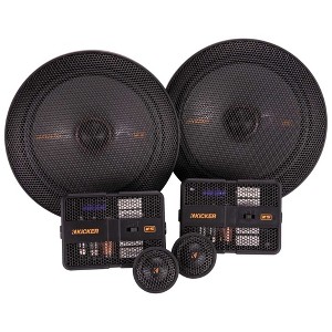 Kicker 51KSS6704 KS-Series 6.75" Component system with 1" tweeters, 4-Ohm, Pair - 1 of 4