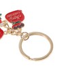 Unique Bargains Christmas Keychain Double Ring Zinc Alloy Multicolored 1 Pc - 3 of 3