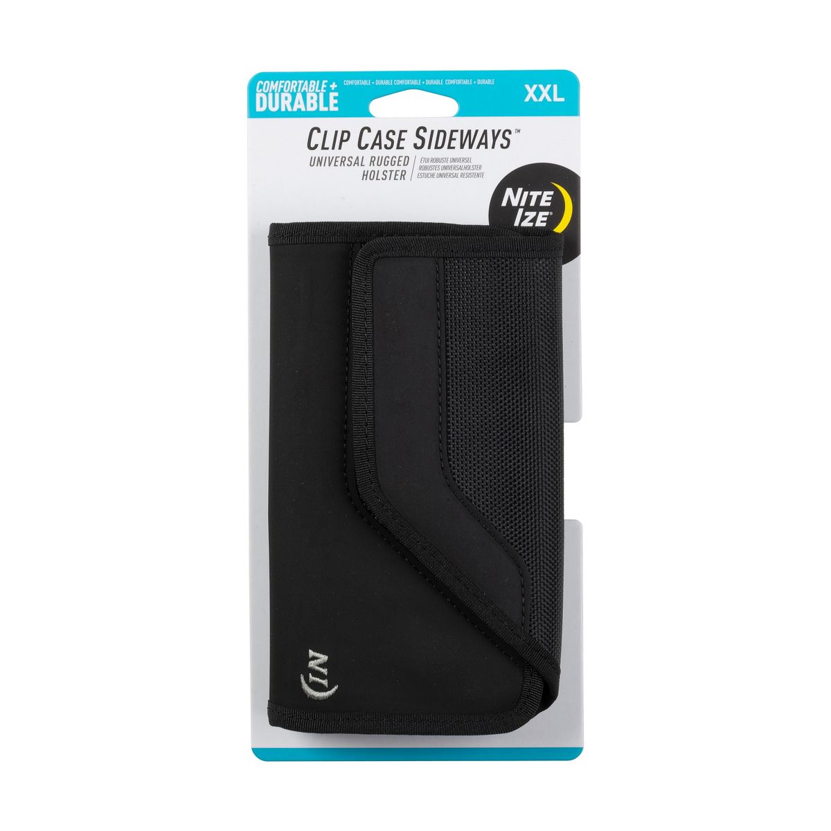 Nite Ize Clip Case Sideways Universal Rugged Phone Holster - XXL - Black