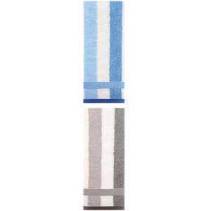REGALWOVEN 2 Pack Cotton Soft Absorbent Striped Hand Towels for Bathroom 13" x 29" - 1 of 4