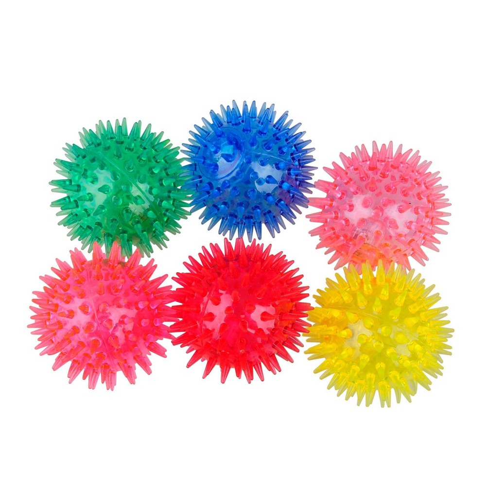 6ct Light-Up Spiky Ball - Spritz