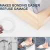 Itopfox Clear Removable Mounting Tape for Walls, Carpet, Rugs, Posters – Reusable, No-Residue, Indoor/Outdoor Nano Gel Grip Double-Sided Heavy Duty - 4 of 4