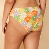 Women's Floral Print High Leg Cheeky Bikini Bottom - Wild Fable™ Yellow/Orange/Green - 2 of 3