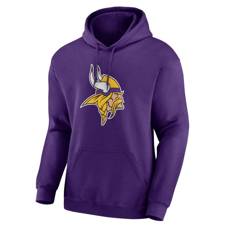 NFL Minnesota Vikings Long Sleeve Core Big &#38; Tall Fleece Hooded Sweatshirt, 1 of 4