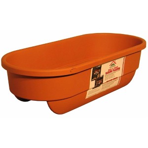 Apollo Plastic Deck Railing and Fence Planter, Terra Cotta Color, 24in - 1 of 1