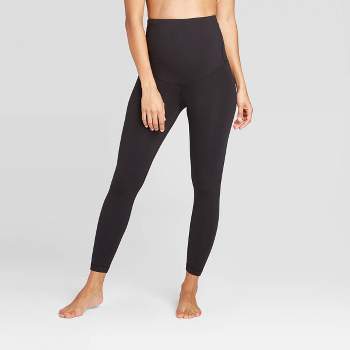 Blis Workout Leggings For Women Fold Over Maternity Leggings Yoga Pants For Women  Capri Length 3 Packs Available Black / Charcoal 3x : Target