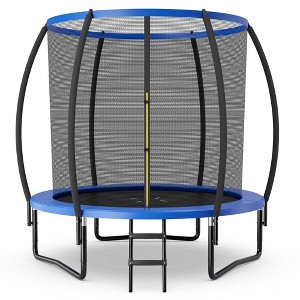 Costway 12FT Outdoor Large Recreational Trampoline w/ Ladder Enclosure Net Safety Pad - 1 of 4