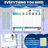 QUOKKA Magnetic Behavior Chore Chart for Kids - Responsibility Chart - Reward Visual Schedule Chart - Multiple Kids | Boys | Girls - 2 of 4