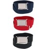 CTM Kids' Adjustable Elastic Belt with Magnetic Buckle (Pack of 3 Colors) - 4 of 4