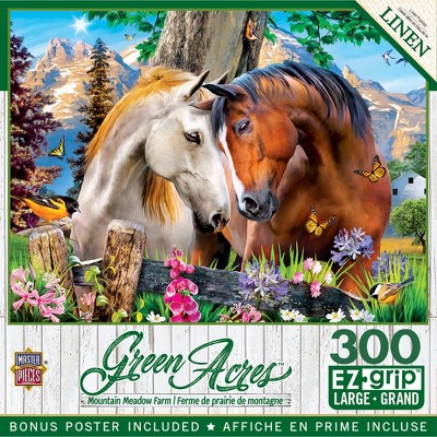 MasterPieces 300 Piece EZ Grip Puzzle - Mountain Meadow Farm - 18"x24"