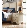 Vynxaria Transitional-Rustic 2-Drawer Nightstand - Dovetail Drawers, Ball Bearing Glides, Flat Knobs, Bedroom Furniture - 4 of 4