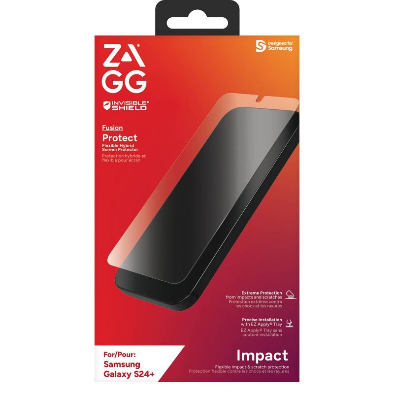 ZAGG Samsung Galaxy S24+ Invisible Shield Fusion Screen Protection, 2 of 4