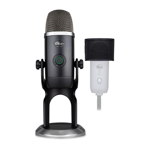 Blue Yeti X Professional Wired USB Condenser Microphone with LED Lighting -  Black
