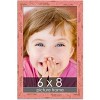 PosterPalooza | Photo Size Shabby Chic Pink Picture Frame - UV Acrylic, Foam Board Backing, Hanging Hardware - 2 of 4