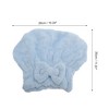 Unique Bargains Comfortable Bow Hair Towel 1 Pc - 2 of 4