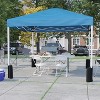 Emma and Oliver Outdoor Event/Tailgate Set with Pop Up Event Canopy with Wheeled Case, Bi-Fold Table and 4 Folding Chairs - 2 of 4