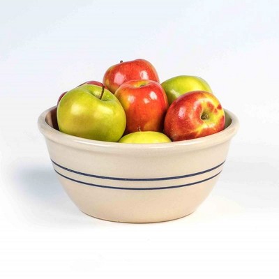 Heritage Blue Stripe 10" Stoneware Mixing Bowl