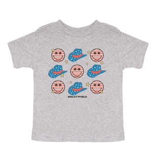 The Juniper Shop SmileyWorld Cowgirl Smiley Toddler Short Sleeve Tee - 1 of 4