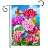 Briarwood Lane Spring Garden Flag 12x18 For Outdoor Geraniums in Bloom For Spring Garden Flag Flags For Outside - 2 of 4