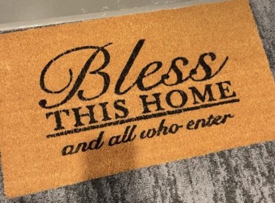 Blessed Outdoor Mat – Holy Housewares