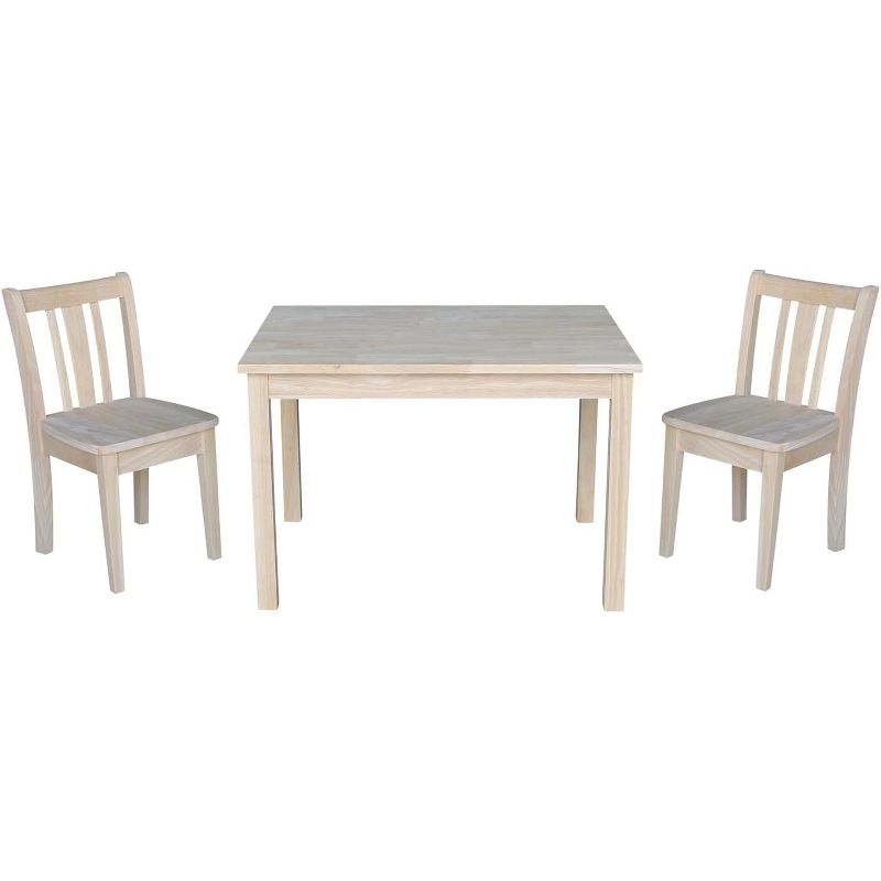 International Concepts Table With 2 San Remo Juvenile Chairs, 1 of 2