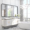 Keonjinn Framed Wall Mirror, Modern Rectangular Bathroom Vanity Mirror, Wall Mounted - 2 of 4