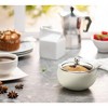 Kook Large Stainless Steel Sugar Bowl and Spoon, Glass Lid, 16 oz, White Glossy - 3 of 4