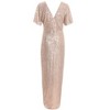 Quiz Women's Sequin Wrap Batwing Maxi Dress - 4 of 4