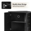 Roland 30 H 2-Door Corner Cabinet with Spindle Legs|ARTFUL LIVING DESIGNS - 4 of 4
