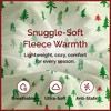 Christmas Fleece Throw Blanket – Soft Flannel, Lightweight, Cozy Warm Blanket for Couch, Bed & Chair - CGK Linens - 3 of 4