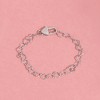 Girls' Heart Link Chain Bracelet Sterling Silver - In Season Jewelry - 4 of 4