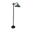 Chloe Lighting Liaison Tiffany-Style 1 Light Victorian Reading Floor Lamp 13" Shade - 2 of 3